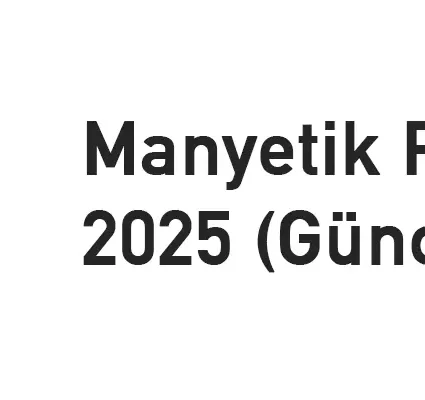 Manyetik pompa fiyatları 2025 güncel
